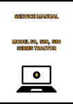 MODEL 50, 520, 530 SERIES TRACTOR SERVICE MANUAL - PDF