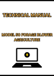 MODEL 50 FORAGE BLOWER TECHNICAL MANUAL - PDF