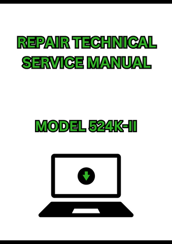 MODEL 524K-II 4WD LOADER REPAIR TECHNICAL SERVICE MANUAL - PDF