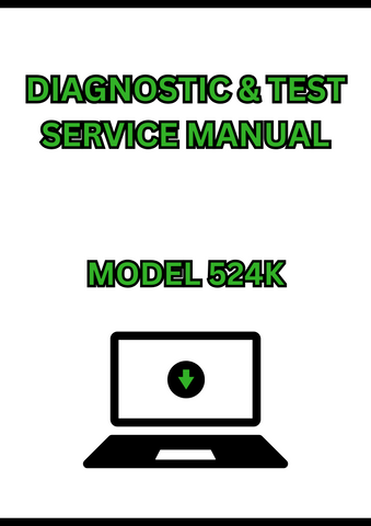 MODEL 524K 4WD LOADER DIAGNOSTIC & TEST SERVICE MANUAL - PDF