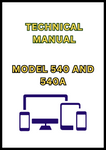 MODEL 540 AND 540A SKIDDER TECHNICAL MANUAL - PDF