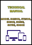 MODEL 5425OR, 5725OR, 5050E, 5055E, 5075E, 5090E COMPONENT TECHNICAL MANUAL - PDF