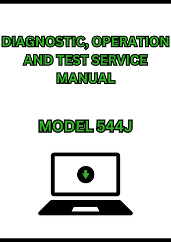 MODEL 544J 4WD LOADER DIAGNOSTIC, OPERATION AND TEST SERVICE MANUAL - PDF