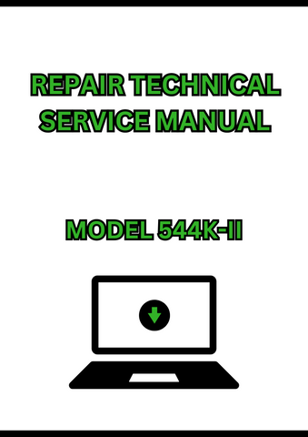 MODEL 544K-II 4WD LOADER REPAIR TECHNICAL SERVICE MANUAL - PDF