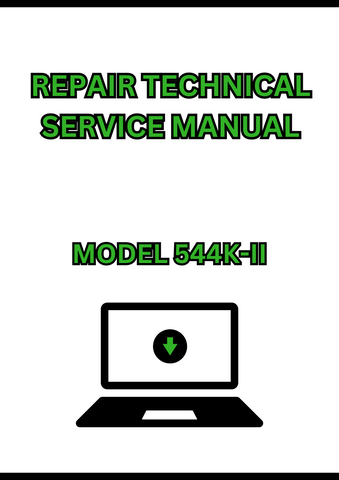 MODEL 544K-II 4WD LOADER REPAIR TECHNICAL SERVICE MANUAL - PDF