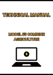 MODEL 55 COMBINE TECHNICAL MANUAL - PDF