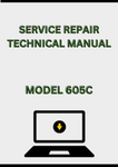 MODEL 605C CRAWLER LOADER SERVICE REPAIR TECHNICAL MANUAL - PDF