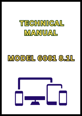 MODEL 6081 8.1L DIESEL ENGINE BASE TECHNICAL MANUAL - PDF