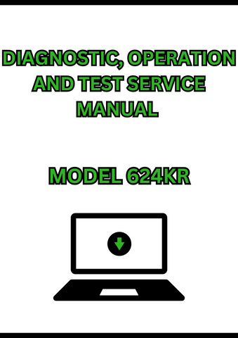 MODEL 624KR 4WD LOADER DIAGNOSTIC, OPERATION AND TEST SERVICE MANUAL - PDF