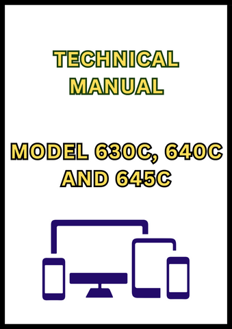 MODEL 630C, 640C AND 645C WINDROW PICKUP TECHNICAL MANUAL - PDF