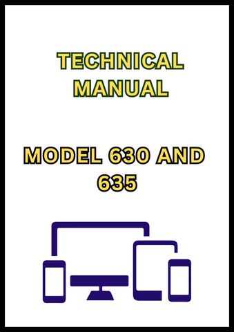 MODEL 630 AND 635 MOWER-CONDITIONER TECHNICAL MANUAL - PDF