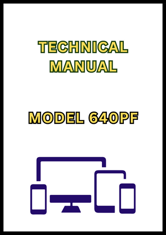MODEL 640PF CUTTING PLATFORM TECHNICAL MANUAL - PDF