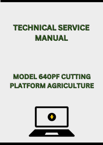 MODEL 640PF CUTTING PLATFORM TECHNICAL SERVICE MANUAL - PDF