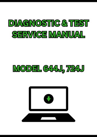 MODEL 644J, 724J 4WD LOADER DIAGNOSTIC & TEST SERVICE MANUAL - PDF