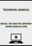MODEL 700 AND 750 GRINDER-MIXER TECHNICAL MANUAL - PDF