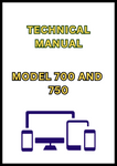 MODEL 700 AND 750 GRINDER-MIXER TECHNICAL MANUAL - PDF