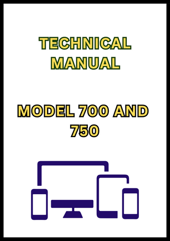 MODEL 700 AND 750 GRINDER-MIXER TECHNICAL MANUAL - PDF