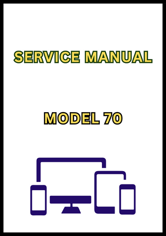 MODEL 70 DIESEL TRACTOR SERVICE MANUAL - PDF