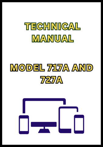 MODEL 717A AND 727A ZERO-TURN MOWER TECHNICAL MANUAL - PDF
