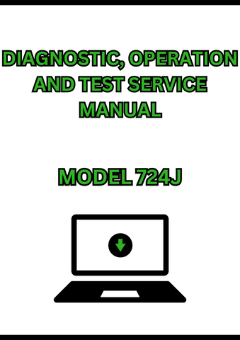 MODEL 724J 4WD LOADER DIAGNOSTIC, OPERATION AND TEST SERVICE MANUAL - PDF