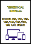 MODEL 725, 730, 733, 735, 740, 745, 750, 755 AND 755HD FRONT DRIVE TECHNICAL MANUAL - PDF