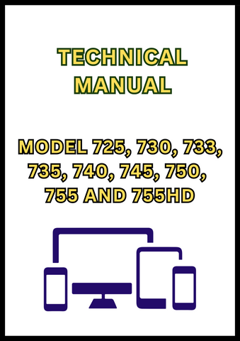 MODEL 725, 730, 733, 735, 740, 745, 750, 755 AND 755HD FRONT DRIVE TECHNICAL MANUAL - PDF