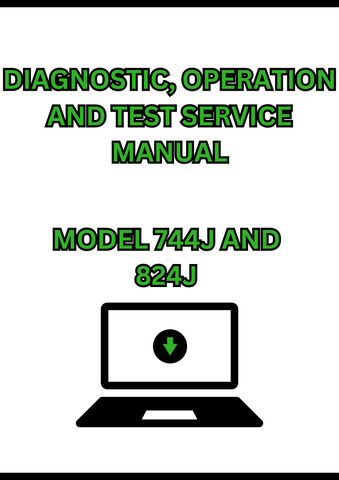 MODEL 744J AND 824J 4WD LOADER DIAGNOSTIC, OPERATION AND TEST SERVICE MANUAL - PDF
