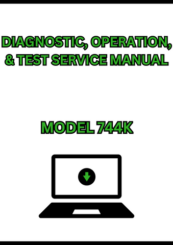 MODEL 744K 4WD LOADER DIAGNOSTIC, OPERATION, & TEST SERVICE MANUAL - PDF