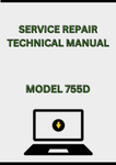 MODEL 755D CRAWLER LOADER SERVICE REPAIR TECHNICAL MANUAL - PDF