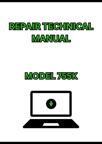 MODEL 755K CRAWLER LOADER REPAIR TECHNICAL MANUAL - PDF