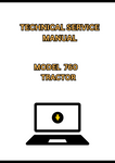 MODEL 760 TRACTOR TECHNICAL SERVICE MANUAL - PDF