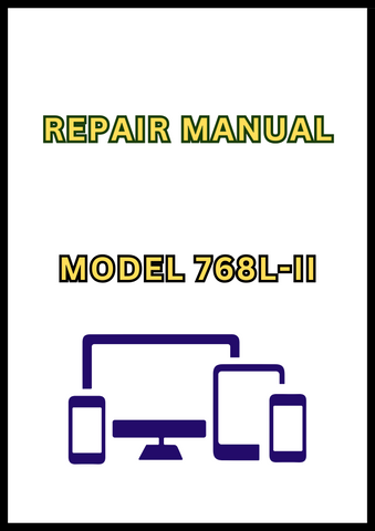 MODEL 768L-II BOGIE SKIDDER REPAIR MANUAL - PDF