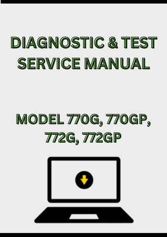 MODEL 770G, 770GP, 772G, 772GP MOTOR GRADER DIAGNOSTIC & TEST SERVICE MANUAL - PDF