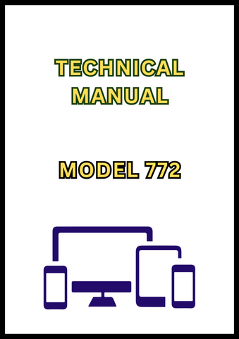 MODEL 772 ROTARY HARVESTING UNIT TECHNICAL MANUAL - PDF
