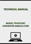 MODEL 778 ROTARY HARVESTER TECHNICAL MANUAL - PDF
