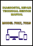 MODEL 7H17, 7H19 WALK-BEHIND MOWER DIAGNOSTIC, REPAIR TECHNICAL SERVICE MANUAL - PDF