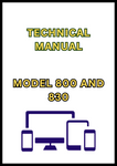 MODEL 800 AND 830 SELF-PROPELLED WINDROWER TECHNICAL MANUAL - PDF