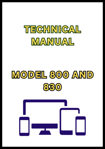 MODEL 800 AND 830 SELF-PROPELLED WINDROWER TECHNICAL MANUAL - PDF