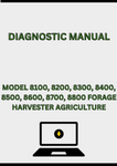 MODEL 8100, 8200, 8300, 8400, 8500, 8600, 8700, 8800 FORAGE HARVESTER DIAGNOSTIC MANUAL - PDF