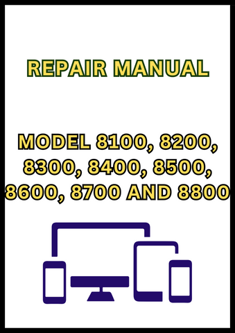 MODEL 8100, 8200, 8300, 8400, 8500, 8600, 8700 AND 8800 SELF-PROPELLED FORAGE HARVESTER REPAIR MANUAL - PDF