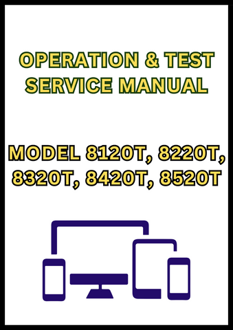 MODEL 8120T, 8220T, 8320T, 8420T, 8520T TRACK TRACTOR OPERATION & TEST SERVICE MANUAL - PDF