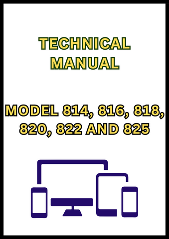 MODEL 814, 816, 818, 820, 822 AND 825 CUTTING PLATFORM TECHNICAL MANUAL - PDF