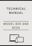 MODEL 820 AND 820A REAR TINE TILLER TECHNICAL MANUAL - PDF