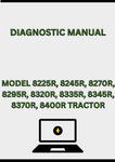 MODEL 8225R, 8245R, 8270R, 8295R, 8320R, 8335R, 8345R, 8370R, 8400R TRACTOR DIAGNOSTIC MANUAL - PDF