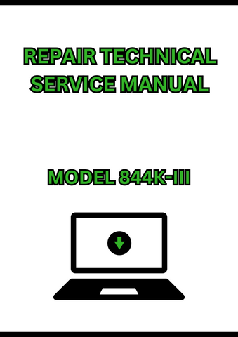 MODEL 844K-III 4WD LOADER REPAIR TECHNICAL SERVICE MANUAL - PDF