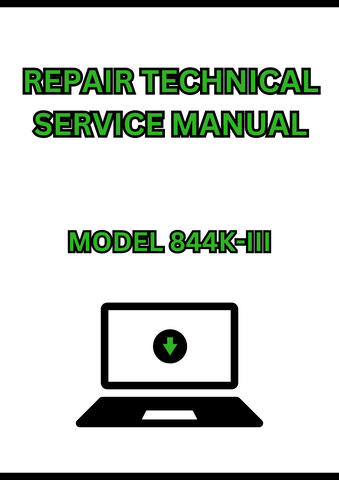 MODEL 844K-III (AH) 4WD LOADER REPAIR TECHNICAL SERVICE MANUAL - PDF