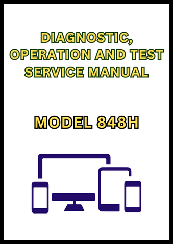 MODEL 848H GRAPPLE SKIDDER DIAGNOSTIC, OPERATION AND TEST SERVICE MANUAL - PDF