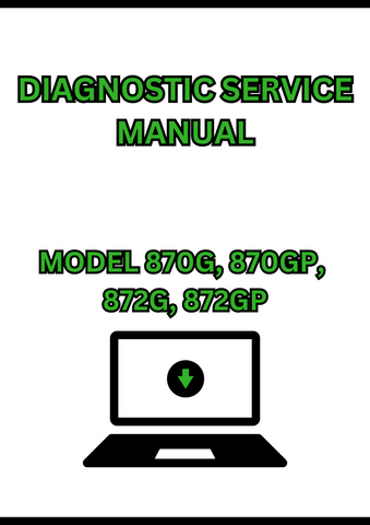 MODEL 870G, 870GP, 872G, 872GP MOTOR GRADER DIAGNOSTIC SERVICE MANUAL - PDF