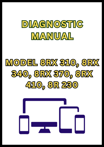 MODEL 8RX 310, 8RX 340, 8RX 370, 8RX 410, 8R 230, 8R 250, 8R 280, 8R 310, 8R 340, 8R 370, 8R 410, 8R-2304, 8R-2704 AND 8R-3004 TRACTOR DIAGNOSTIC MANUAL - PDF