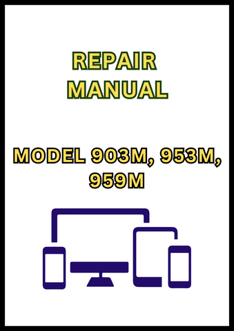 MODEL 903M, 953M, 959M TRACKED FELLER BUNCHER REPAIR MANUAL - PDF